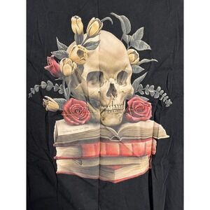 NWT Torrid Skull Books Jersey Crew Tee 5X